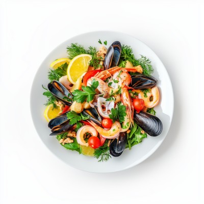 Фирменное блюдо Морской гриль прованс - купить в Иртюбяке